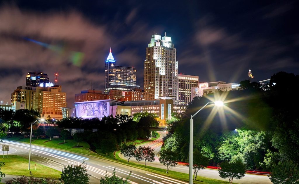 Raleigh skyline